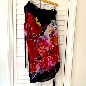 ASOS One Shoulder Floral Dress - Size 2